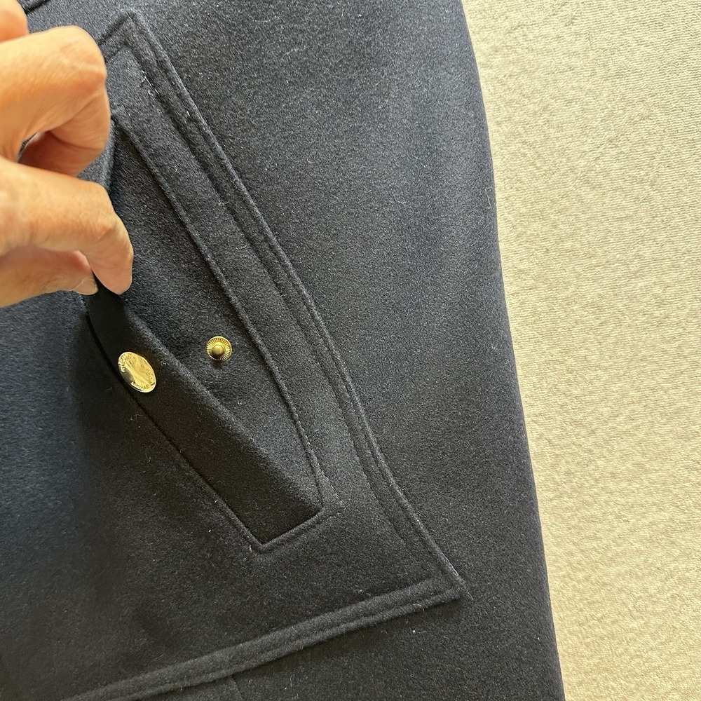 Michael Kors Women's Wool Blend Navy Jacket 2XL Plus Size Coat Classic - Picture 9 of 16